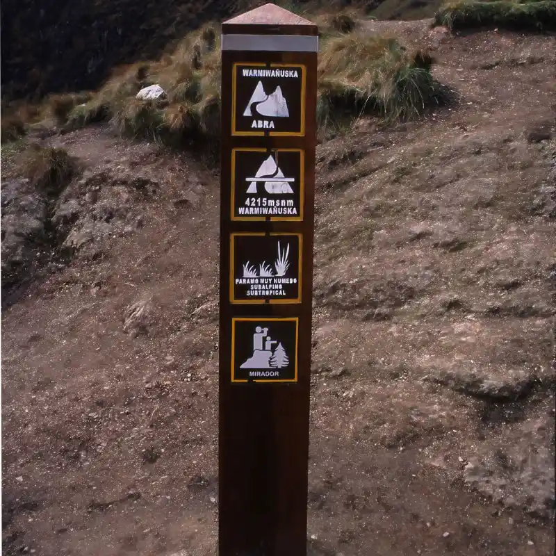 Dead Woman’s Pass on the Inca Trail, highest point at 4,200 meters